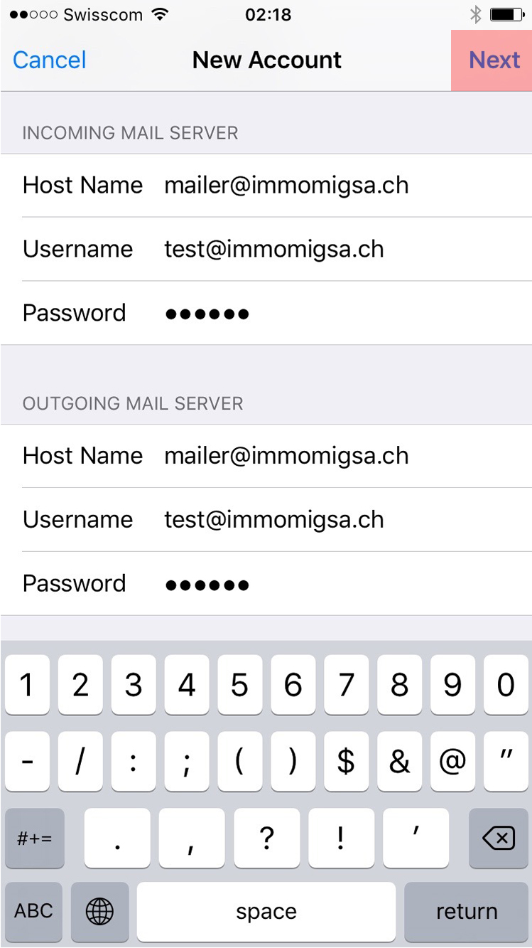 immomig email support iphone