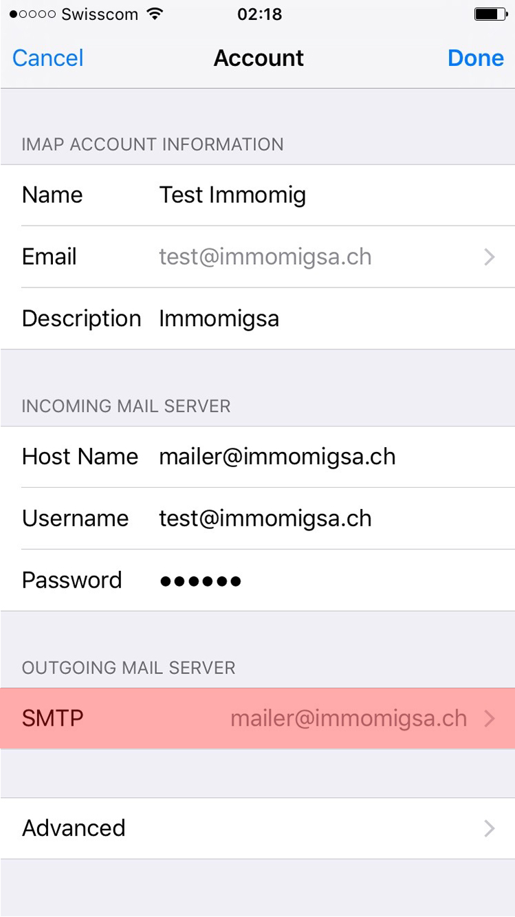 immomig email support iphone